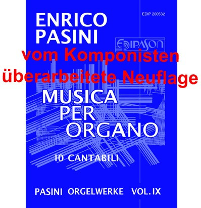 Pasini, Enrico , Musica per Organo Vol. 9