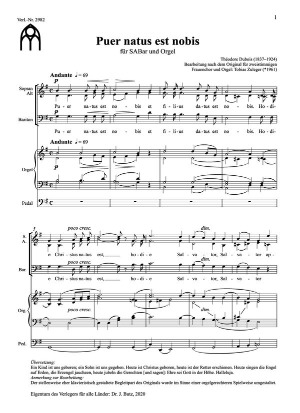 Puer natus est nobis