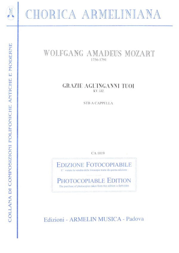 Grazie agl'inganni tuoi KV532