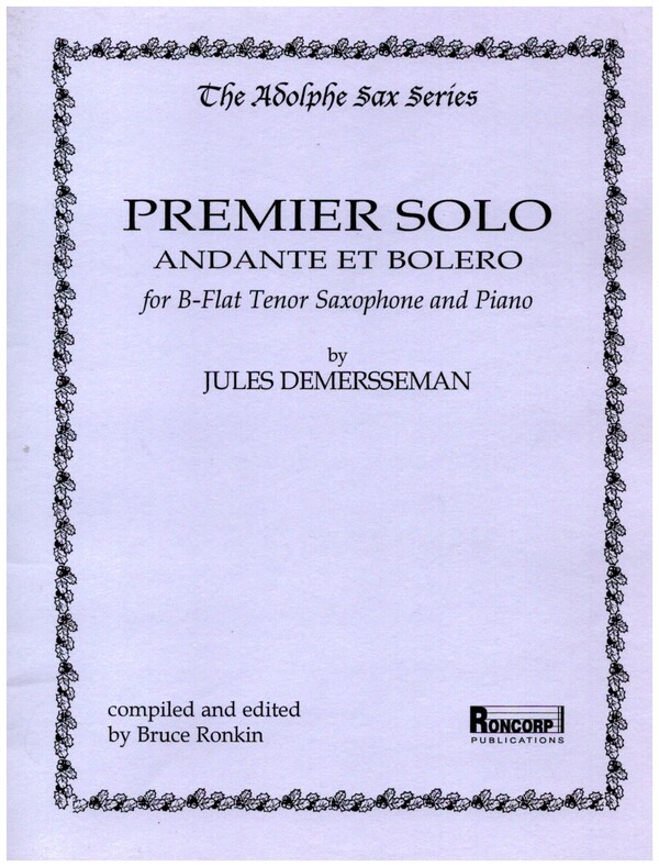 Premier Solo, Andante et Bolero