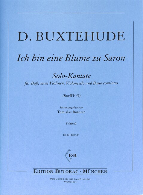 Ich bin eine Blume zu Saron BuxWV45