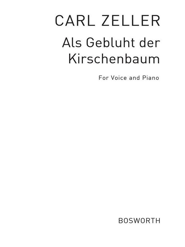 Als geblüht der Kirschenbaum