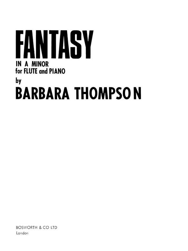 Fantasy in A Minor