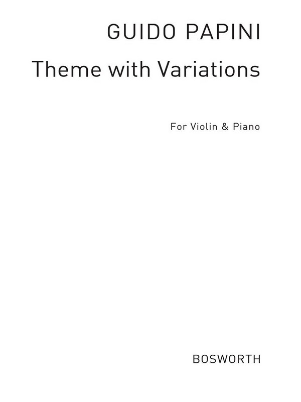 Theme with Variations op.32