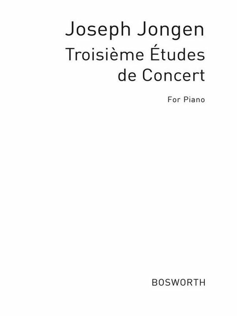 Troisième Études De Concert