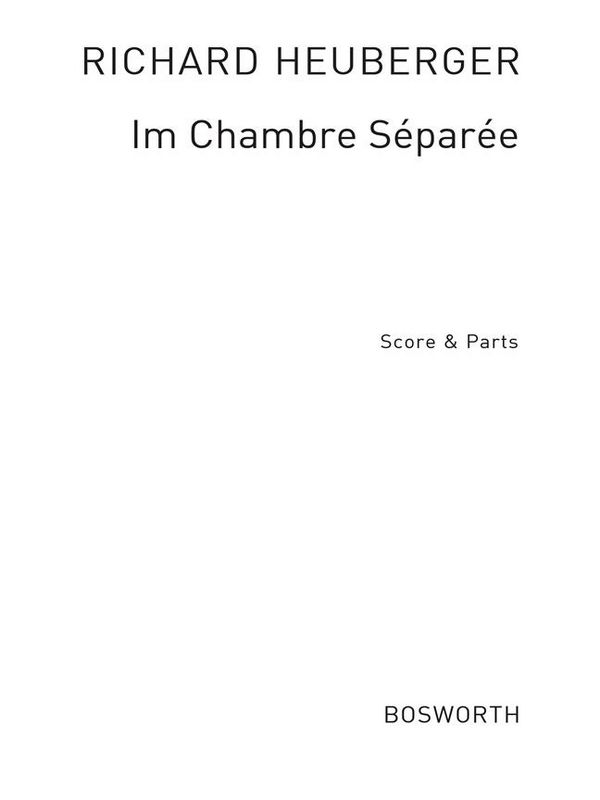 Im Chambre Séparée