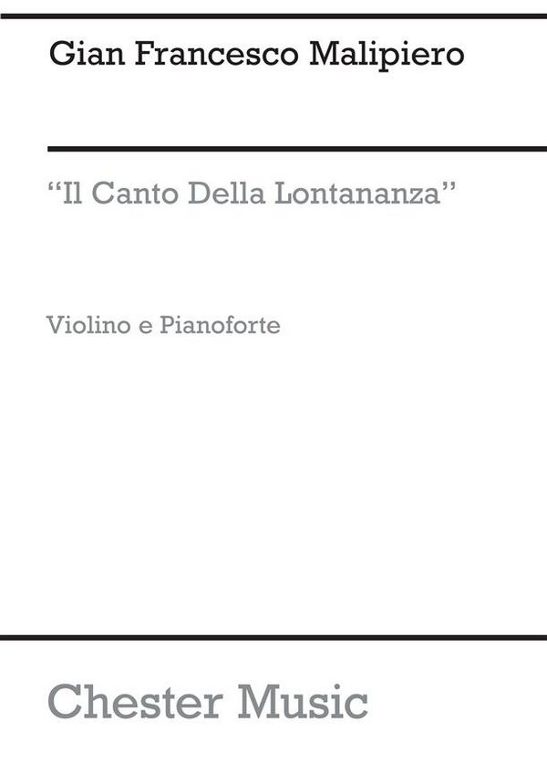ll Canto Della Lontananza