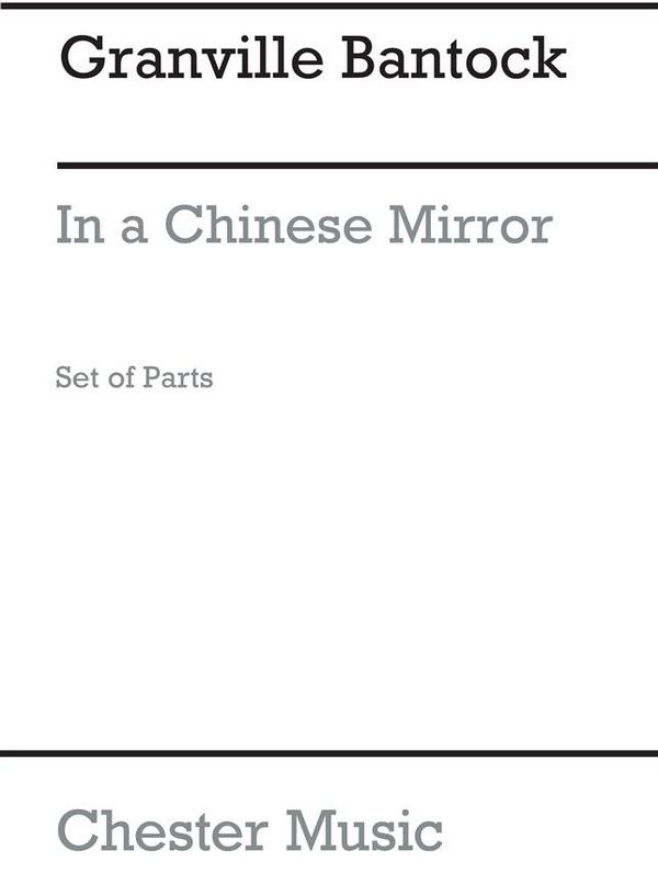 In a Chinese Mirror for String Quartet (Parts)