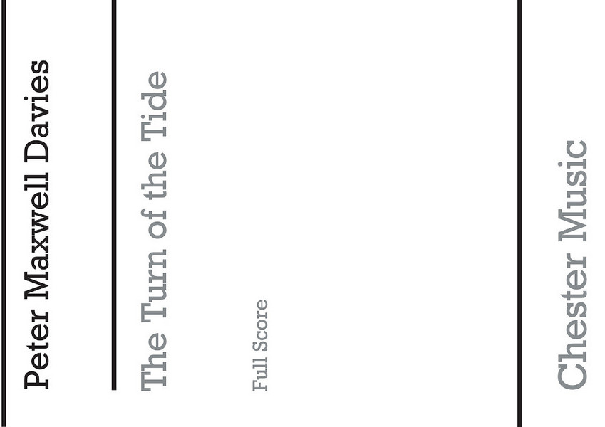 The Turn of the Tide