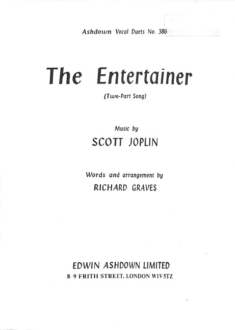 Joplin, S Entertainer 2 Pt (Graves) (Ea386)