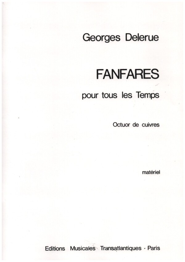 Fanfare pour tous les temps