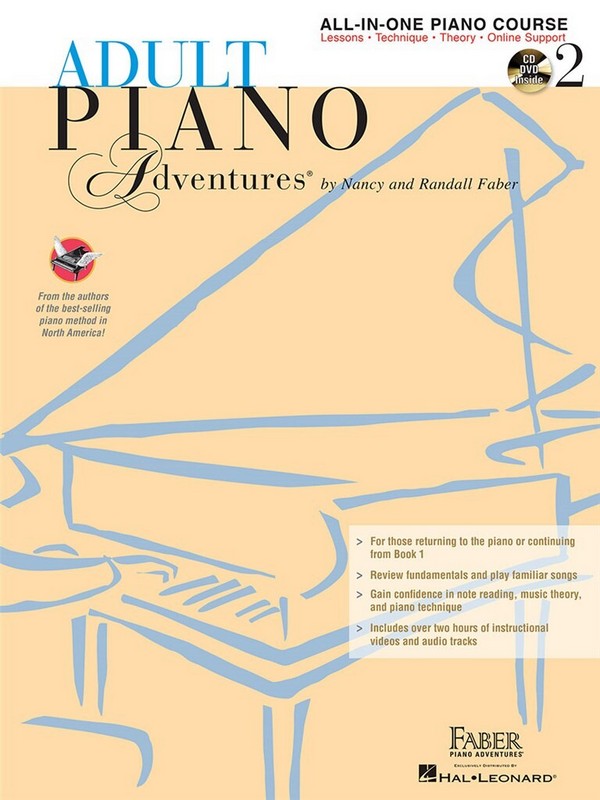 Adult Piano Adventures: All-In-One Lesson Book 2 (+CD + DVD)