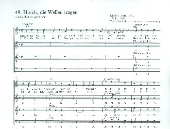 Horch, die Wellen tragen