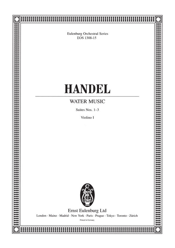 Händel, Georg Friedrich, Wassermusik