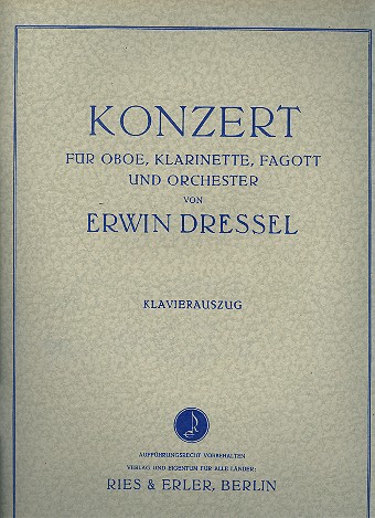 Konzert für Oboe, Klarinette,