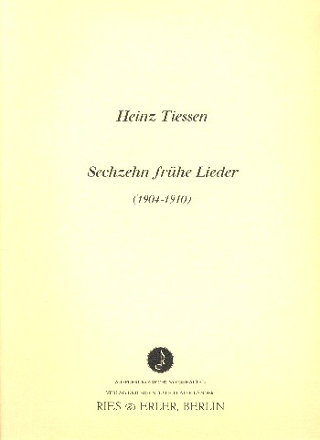16 frühe Lieder