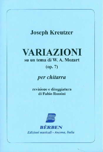 Variazioni su un tema di W.A. Mozart op.7