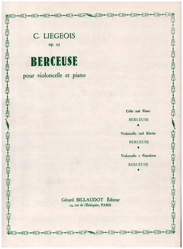 Berceuse op.25 no.3