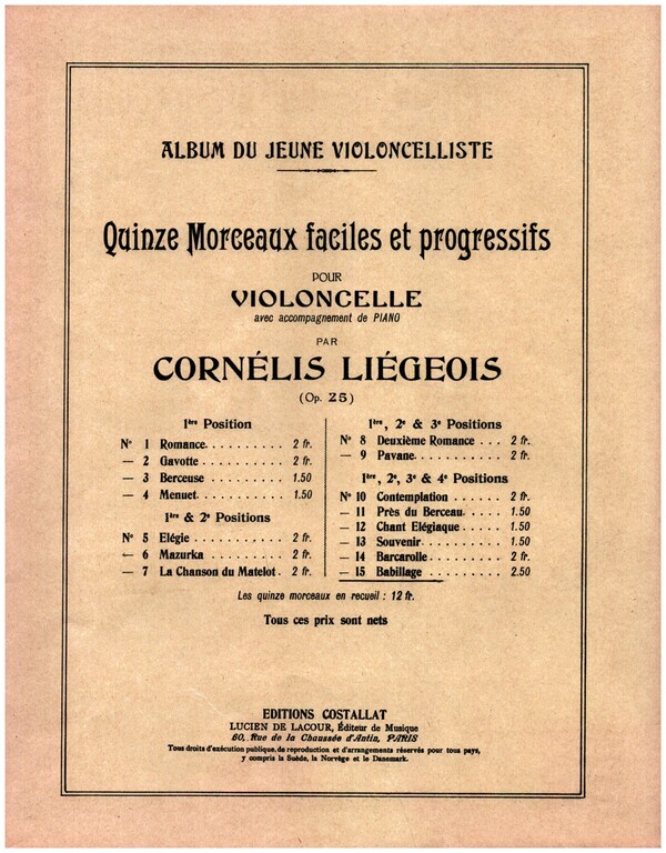 Babillage op.25 no.15