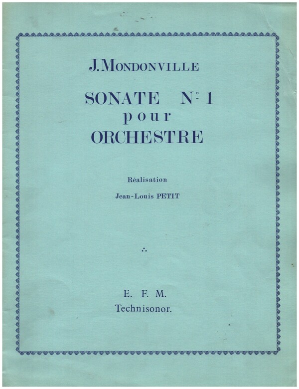 Sonate no.1
