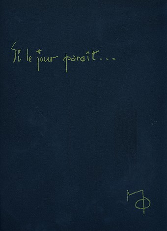 Si le jour paraît no.2 - Enueg pour