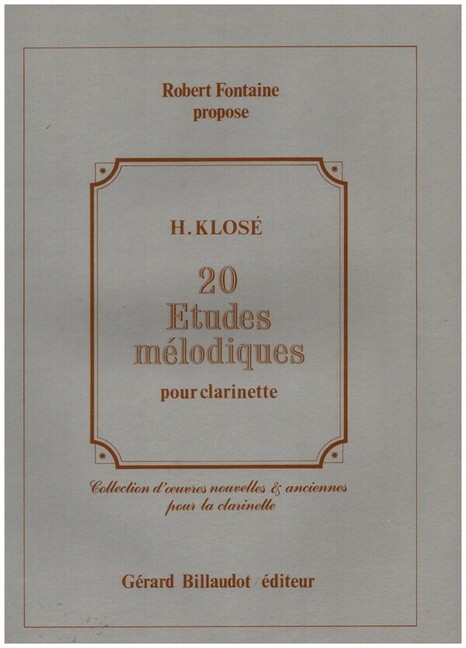 20 Etudes mélodiques