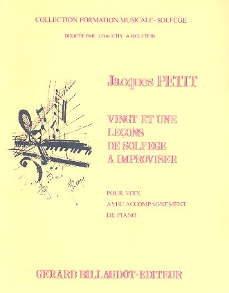 21 lecons de solfège à improviser