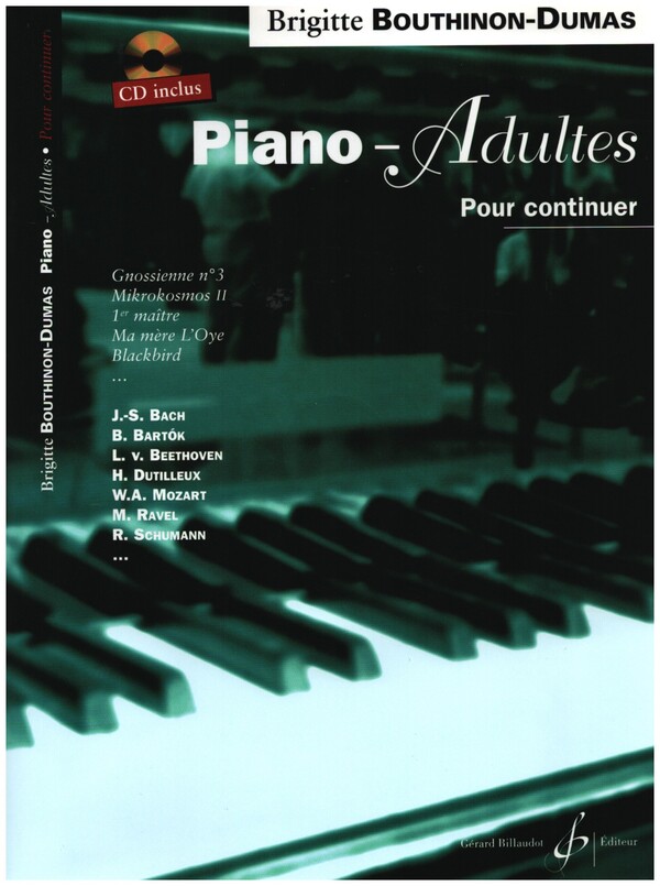 Piano-Adultes pour continuer vol.2 (+CD)