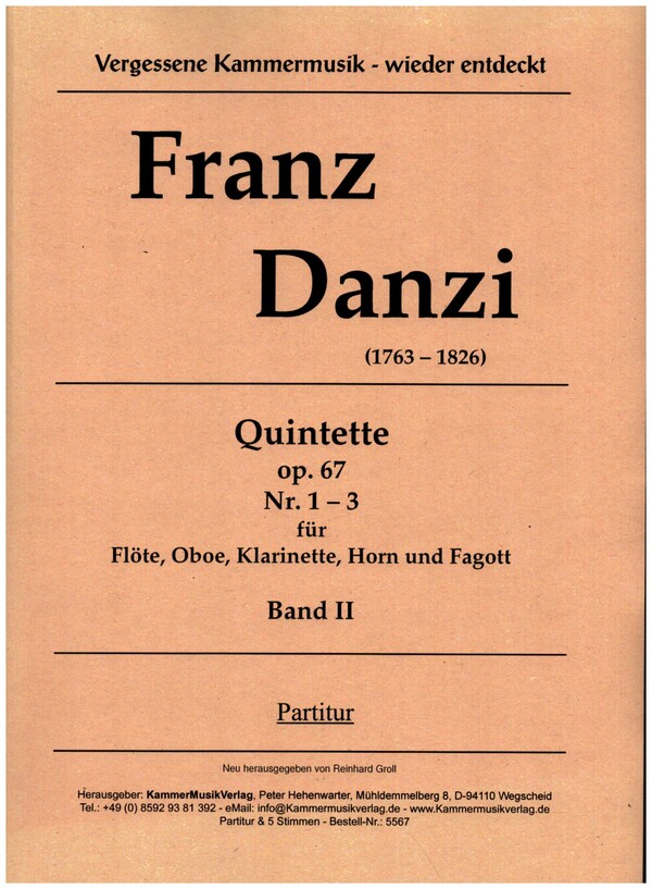 3 Bläserquintette op.67 Nr. 4 - 6