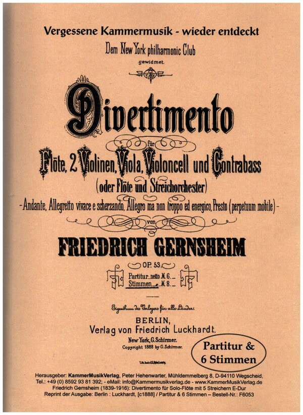 Divertimento E-Dur op.53