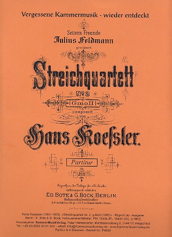 Streichquartett g-Moll