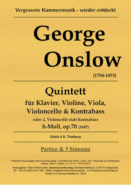 Quintett h-Moll