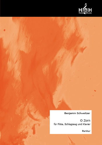 O Zorn für Flöte, Percussion und Klavier (Parti