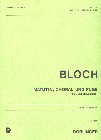 Matutin, Choral und Fuge