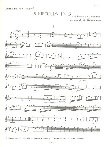 Sinfonia B-Dur