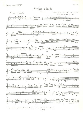 Sinfonie B-Dur op.3,4