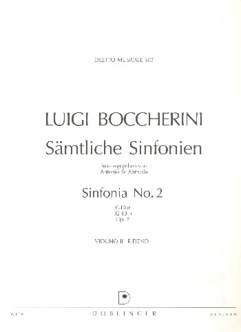 Sinfonie C-Dur Nr.2 op.7 G491