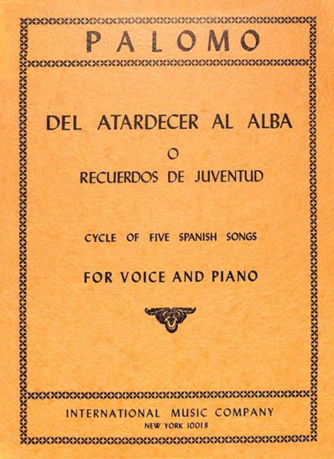 Del Atardecer al Alba - cycle of 5 spanish songs
