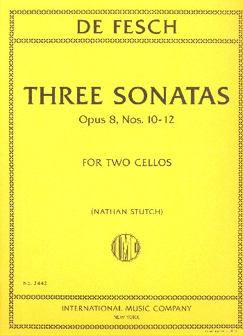3 Sonatas op.8 nos.10-12