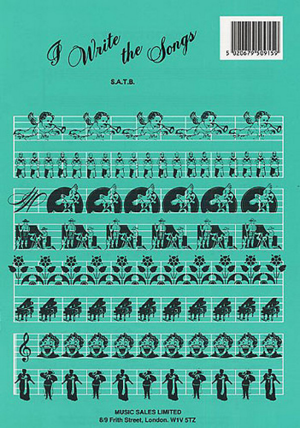 Bruce Johnston: I Write The Songs (SATB)