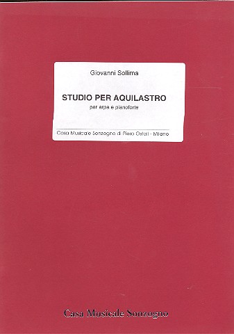Studio per aquilastro für Harfe und Klavier