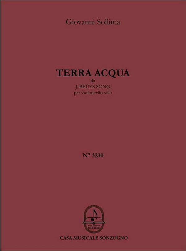 Terra acqua für Violoncello solo