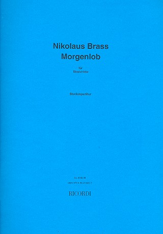Morgenlob für Violine, Viola und