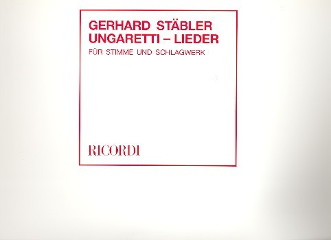 Ungaretti-Lieder