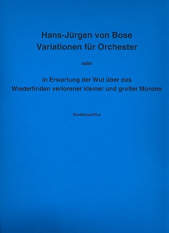 Variationen für Orchester