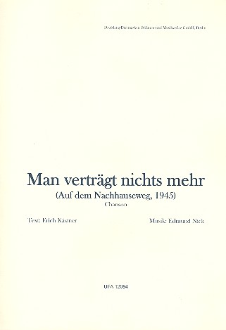 Man verträgt nichts mehr für