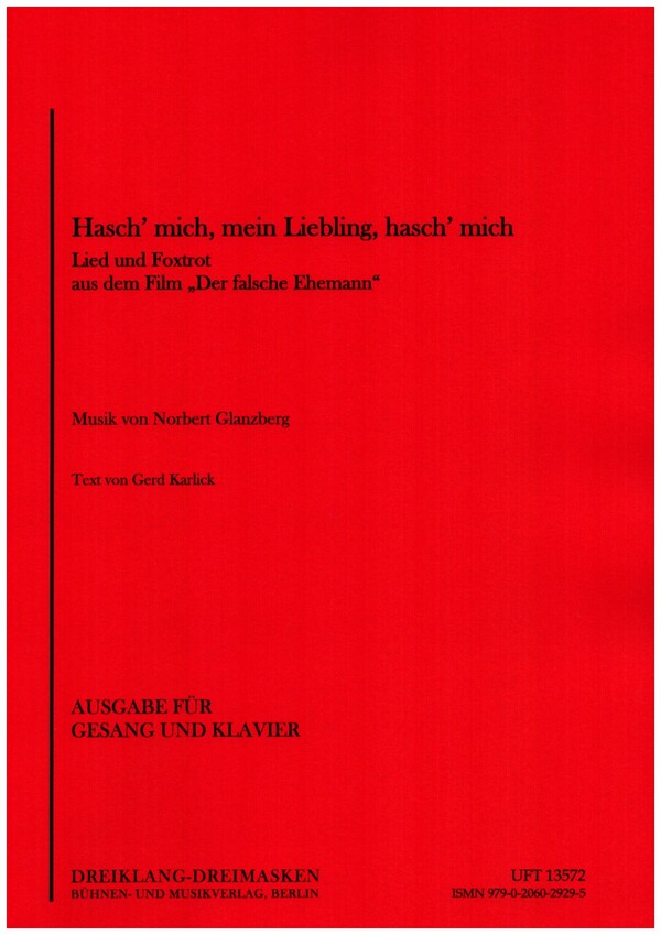 Hasch' mich, mein Liebling, hasch' mich