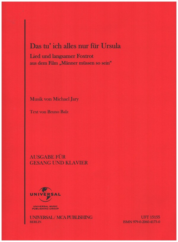 Das tu ich alles nur für Ursula