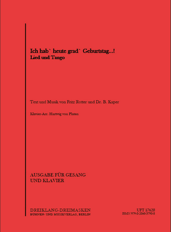 Ich hab' heute grad' Geburtstag...!