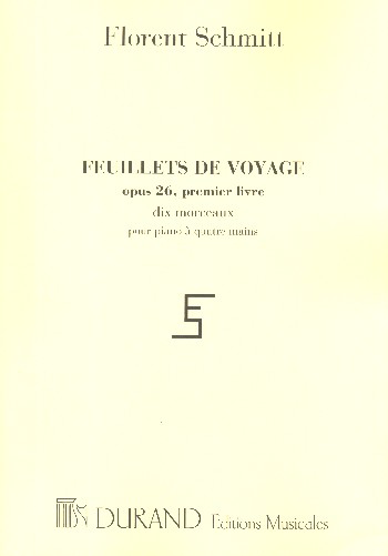 Feuillets de voyage op.26 vol.1 (nos.1-5)